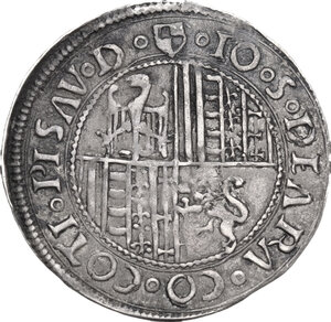 obverse: Pesaro.  Giovanni Sforza (1483-1500 e 1503-1510).. Grosso