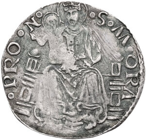 reverse: Pesaro.  Giovanni Sforza (1483-1500 e 1503-1510).. Grosso