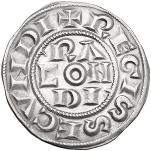 obverse: Piacenza.  Comune a nome di Corrado II (1140-1313). Grosso da 3 imperiali