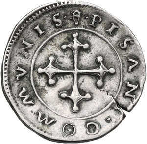 obverse: Pisa.  Seconda Repubblica (1495-1509). Testone