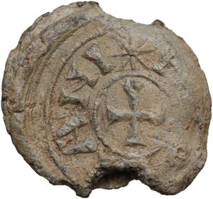obverse: Roma.  Adriano II (867-872).. Bolla