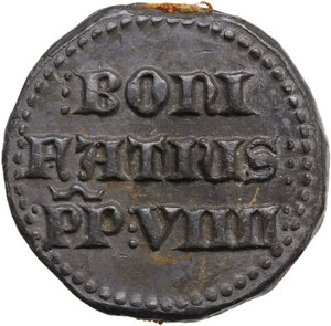 obverse: Roma.  Bonifacio IX (1389-1404), Pietro Tomacelli. Bolla