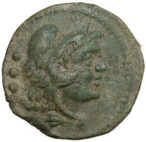 obverse: Southern Lucania, Copia. AE Quadrans, c. 193-150 BC
