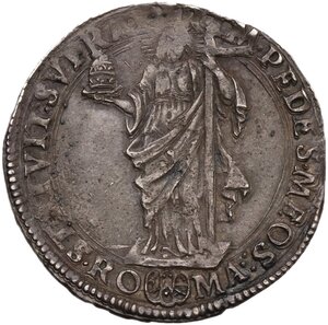 reverse: Roma.  Sede Vacante (1621), Camelengo Cardinale Pietro Aldobrandini. Giulio