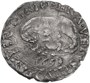 obverse: Siena.  Repubblica (1404-1555). Bolognino da 6 quattrini 1553, II serie