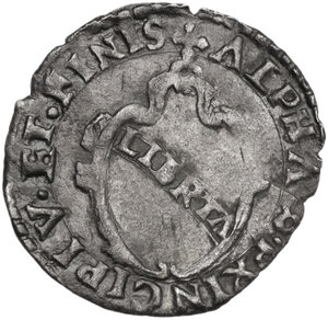 reverse: Siena.  Repubblica (1404-1555). Bolognino da 6 quattrini 1553, II serie