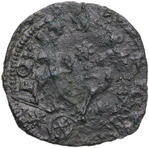 reverse: Tagliacozzo.  Federico III d Aragona (1496-1501). Cavallo