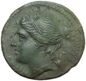obverse: Bruttium, Brettii. AE Half-Unit. Fourth Coinage, c. 214-211 BC