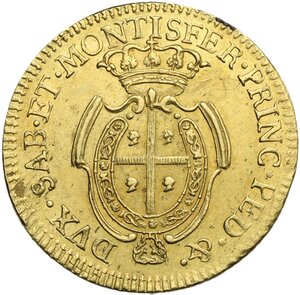 reverse: Carlo Emanuele III (1730-1773).. Mezzo carlino sardo da 2,5 doppiette 1771, Torino