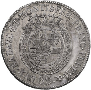 reverse: Vittorio Amedeo III (1773-1796). Mezzo scudo da 3 lire 1778 Torino