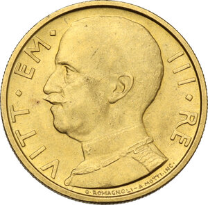 obverse: Vittorio Emanuele III (1900-1943), . 50 lire 1933 A. XI