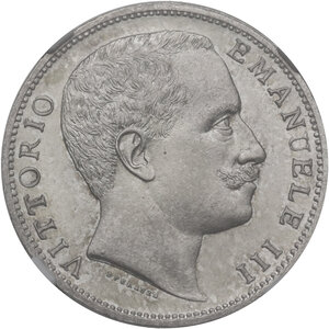 obverse: Vittorio Emanuele III (1900-1943). 2 lire 1907