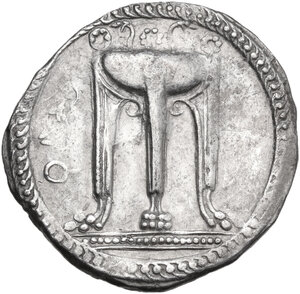 obverse: Bruttium, Kroton. AE Nomos, c. 530-500 BC