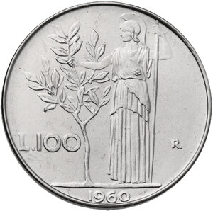 reverse: 100 lire 1960
