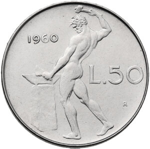 reverse: 50 lire 1960