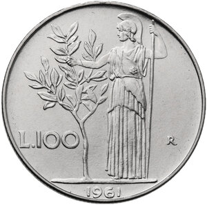 reverse: 100 lire 1961
