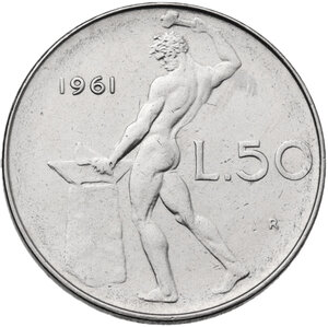 reverse: 50 lire 1961
