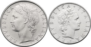 obverse: 100 lire e 50 lire 1962