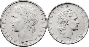 obverse: 100 e 50 lire 1963