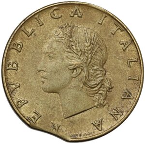 obverse: 20 lire 1971 tondello tranciato