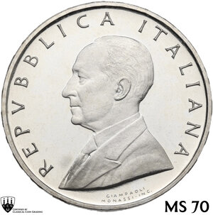 obverse: 500 lire 1974 Guglielmo Marconi Prova