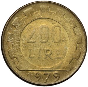 reverse: 200 lire 1977 senza firma incisore