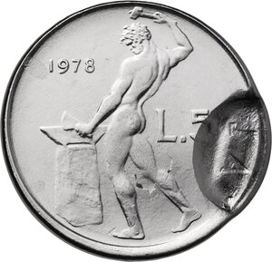 reverse: 50 lire 1978 conio passante