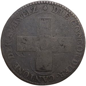 obverse: SVIZZERA BERN 1 BATZEN 1826 MI. 2,24 GR. MB/MB+