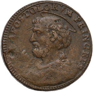 obverse: ANCONA PIO VI (1775-1799) 2 BAIOCCHI E MEZZO 1796 SAMPIETRINO CU. 17,99 GR. BB