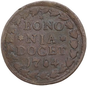 reverse: BOLOGNA PIO VI (1775-1799) QUATTRINO 1784 CU. 2,10 GR. BB