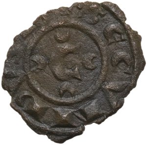 obverse: BRINDISI CORRADO II (1254-1258) DENARO NC MI. 0,63 GR. MIR. 322 BB