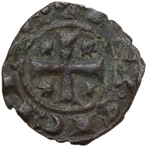 reverse: BRINDISI MANFREDI (1258-1266) DENARO RR MI. 0,60 MIR. 324 qBB