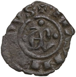 reverse: BRINDISI O MANFREDONIA MANFREDI (1258-1266) DENARO RR MI. 0,61 MIR. 326 qBB