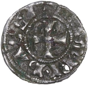 obverse: CAMPOBASSO NICOLA MONFORTE 81461-1463) DENARO TORNESE MI. 0,53 GR. qBB