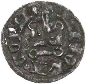 reverse: CAMPOBASSO NICOLA MONFORTE 81461-1463) DENARO TORNESE MI. 0,53 GR. qBB