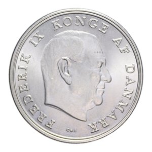 obverse: DANIMARCA 5 KRONER 1966 NI. 14,95 GR. FDC