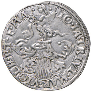 obverse: Mesocco. Gian Giacomo Trivulzio (1487-1518). Cavallotto o grosso da 9 soldi AG gr. 5,49. MIR 981. Molto raro. Buon BB 