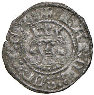 obverse: Napoli. Carlo II d’Angiò (1285-1309). Denaro regale MI gr. 0,80. P.R. 4. MIR 25. q.SPL