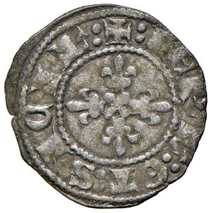 reverse: Napoli. Carlo II d’Angiò (1285-1309). Denaro regale MI gr. 0,80. P.R. 4. MIR 25. q.SPL