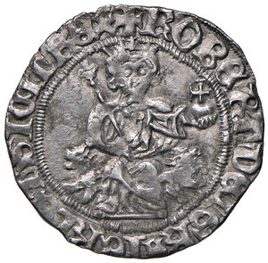 obverse: Napoli. Roberto d’Angiò (1309-1343).Gigliato AG gr. 3,88. P.R. 1. MIR 28. q.SPL 