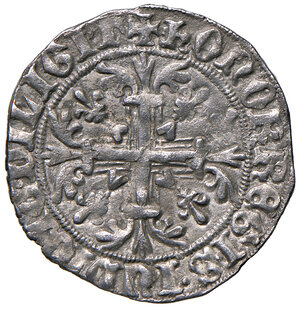 reverse: Napoli. Roberto d’Angiò (1309-1343).Gigliato AG gr. 3,88. P.R. 1. MIR 28. q.SPL 