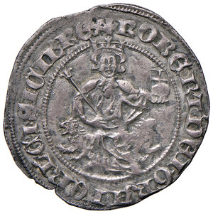 obverse: Napoli. Roberto d’Angiò (1309-1343).Gigliato AG gr. 3,85. P.R. 1. MIR 28. q.SPL 