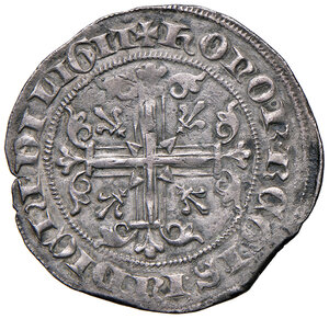 reverse: Napoli. Roberto d’Angiò (1309-1343).Gigliato AG gr. 3,85. P.R. 1. MIR 28. q.SPL 