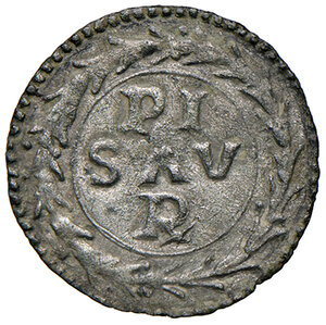 reverse: Pesaro. Giovanni Sforza (1483-1500 e 1503-1510). Quattrino MI gr. 0,50. CNI 122. Cavicchi PS, 107. SPL 
