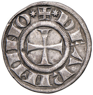 obverse: Rimini. Comune (1265-1385). Grosso agontano AG gr. 2,30. CNI 10. MIR 1353 var. Bellesia 3. BB