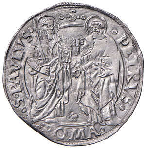 reverse: Roma. Alessandro VI (1492-1503). Grosso AG gr. 3,21. Muntoni 16. Berman 532. MIR 522/1. SPL/q.SPL