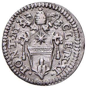obverse: Roma. Clemente XI (1700-1721). Mezzo grosso AG gr. 0,69. Muntoni 161. Berman 2440. MIR 2325/1. Raro. q.SPL 