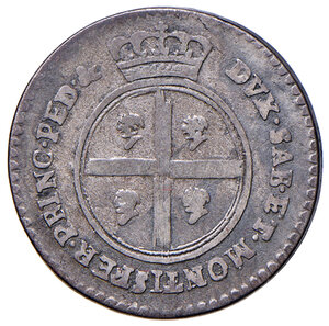 reverse: Savoia. Carlo Emanuele III (1730-1773). Mezzo reale sardo 1768 (Torino) MI gr. 2,67. MIR 964a. Molto raro. BB/q.BB 