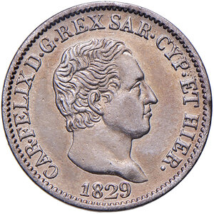 obverse: Savoia. Carlo Felice (1821-1831). Da 50 centesimi 1829 (Torino) AG. Pagani 119. MIR 1038m. Rara. BB 