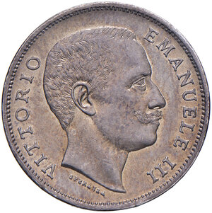 obverse: Savoia. Vittorio Emanuele III re d’Italia (1900-1946). Lira 1901 AG. Pagani 763. MIR 1145a. Non comune. q.FDC 
